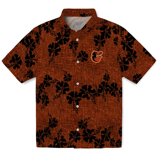 Baltimore Orioles Hawaiian Shirt - 50th State Flower | Moonbestprint