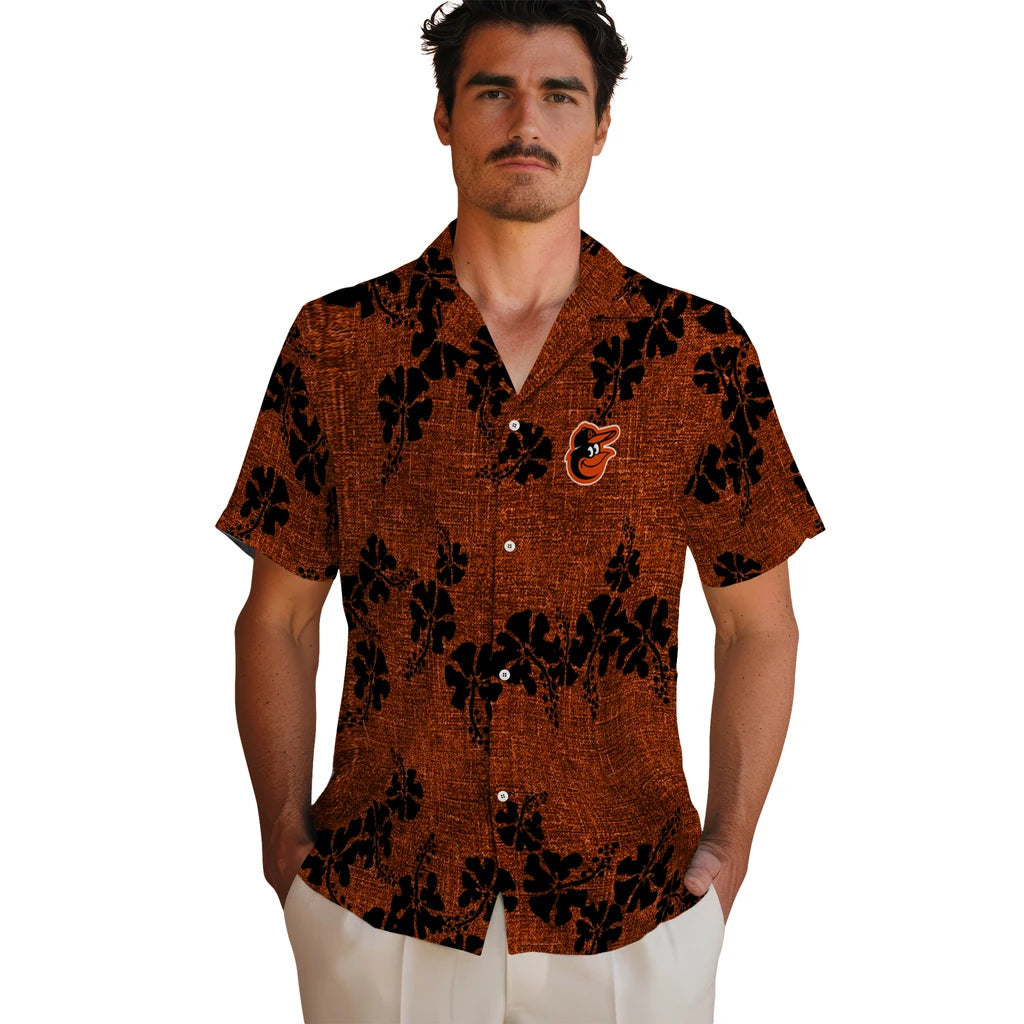 Baltimore Orioles Hawaiian Shirt - 50th State Flower | Moonbestprint