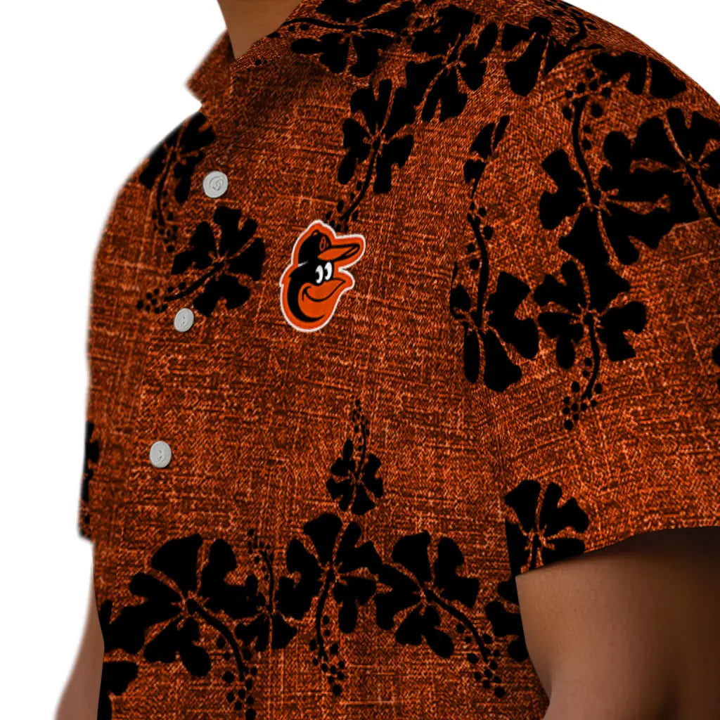 Baltimore Orioles Hawaiian Shirt - 50th State Flower | Moonbestprint