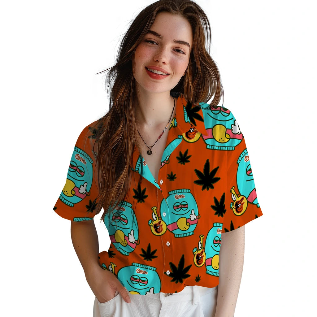 Baltimore Orioles Hawaiian Shirt - Chill Vibe | Moonbestprint