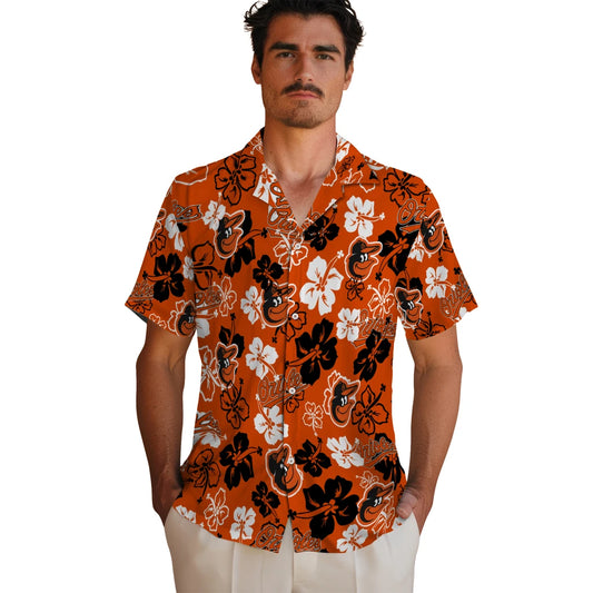 Baltimore Orioles Hibiscus Bloom Hawaiian Shirt – Moonbestprint