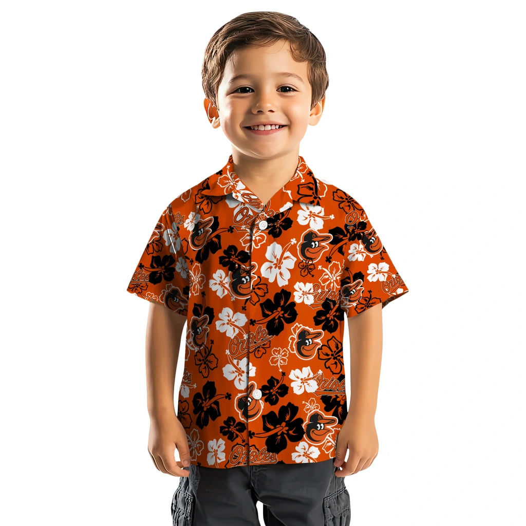 Baltimore Orioles Hibiscus Bloom Hawaiian Shirt – Moonbestprint
