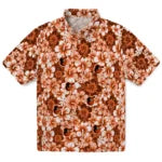 Baltimore Orioles Hawaiian Shirt - Hibiscus Blooms | Moonbestprint