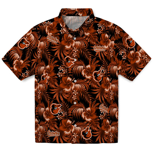 Baltimore Orioles Hawaiian Shirt - Hibiscus Exotic | Moonbestprint
