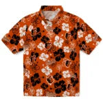 Baltimore Orioles Hawaiian Shirt - Hibiscus Flower Design | Moonbestprint