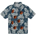 Baltimore Orioles Hawaiian Shirt - Hibiscus Flowers | Moonbestprint