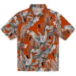 Baltimore Orioles Hawaiian Shirt - Palm Leaves | Moonbestprint