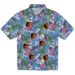 Baltimore Orioles Hawaiian Shirt - Pineapple Bouquet | Moonbestprint