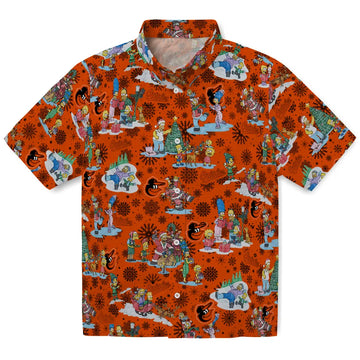 Baltimore Orioles Hawaiian Shirt - Simpsons Christmas | Moonbestprint
