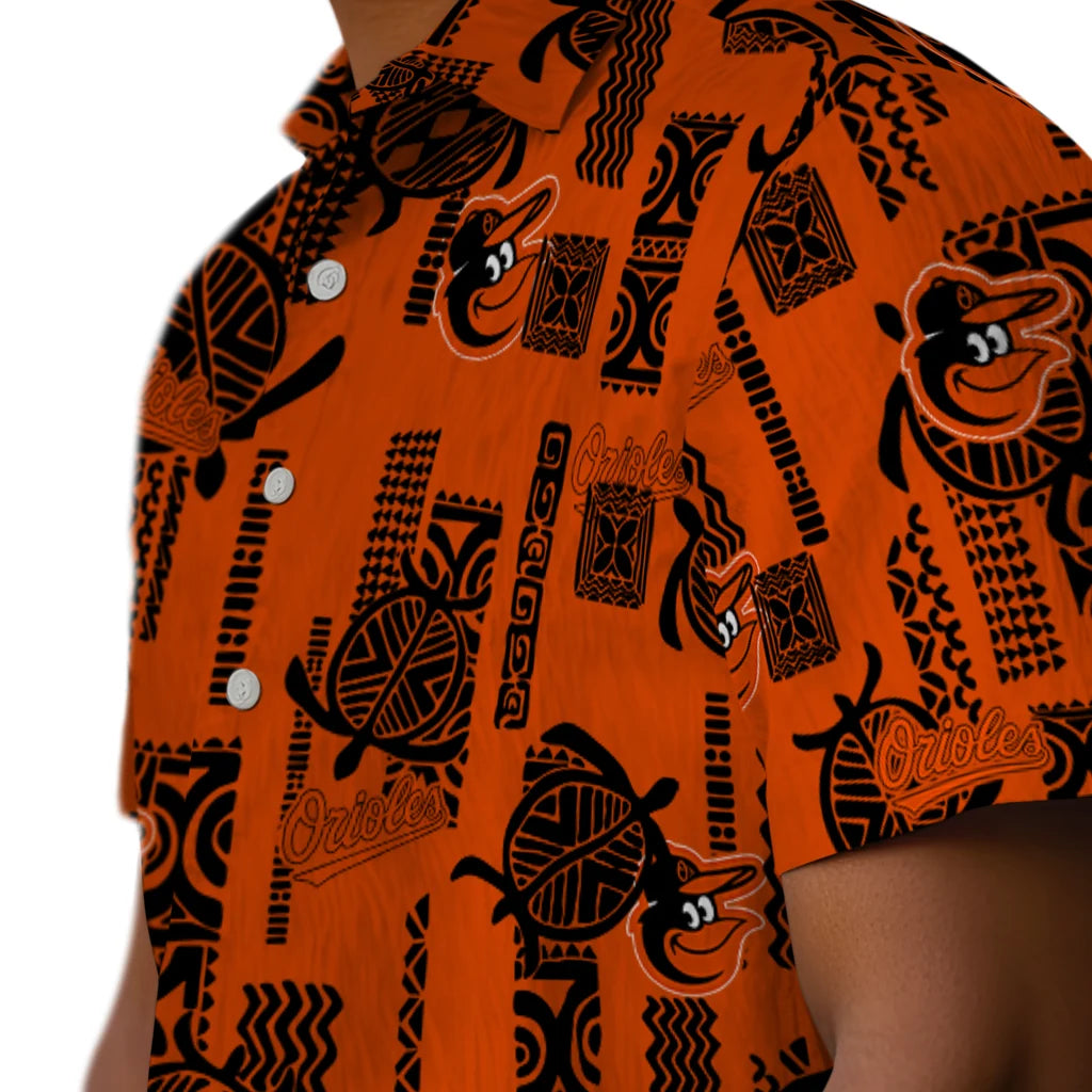 Baltimore Orioles Hawaiian Shirt - Turtle Lines | Moonbestprint