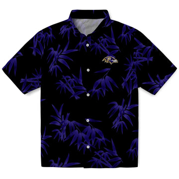 Baltimore Ravens Hawaiian Shirt - Bamboo Branches | Moonbestprint