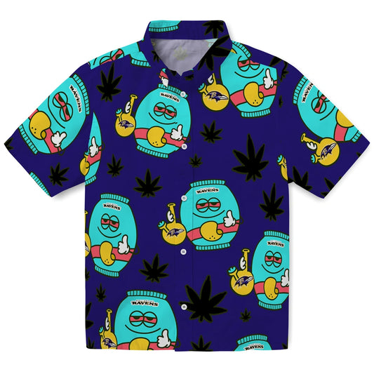 Baltimore Ravens Hawaiian Shirt - Chill Vibe | Moonbestprint