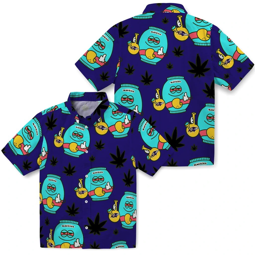 Baltimore Ravens Hawaiian Shirt - Chill Vibe | Moonbestprint