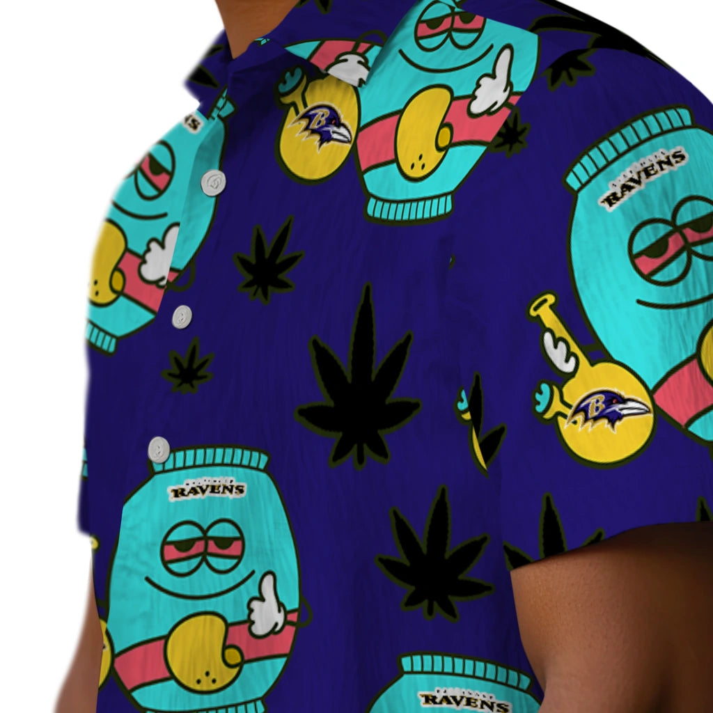 Baltimore Ravens Hawaiian Shirt - Chill Vibe | Moonbestprint