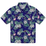 Baltimore Ravens Hawaiian Shirt - Flamingo and Hibiscus | Moonbestprint