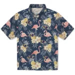 Baltimore Ravens Hawaiian Shirt - Flamingo Hibiscus | Moonbestprint