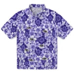 Baltimore Ravens Hawaiian Shirt - Hibiscus Blooms | Moonbestprint