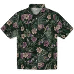 Baltimore Ravens Hawaiian Shirt - Hibiscus Leaves Pattern | Moonbestprint