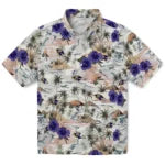 Baltimore Ravens Hawaiian Shirt - Hibiscus Seaside | Moonbestprint