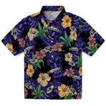 Baltimore Ravens Hawaiian Shirt - Hibiscus Tiki Jungle | Moonbestprint