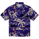 Baltimore Ravens Hawaiian Shirt - Palm Tree Island | Moonbestprint