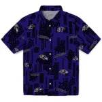 Baltimore Ravens Hawaiian Shirt - Turtle Lines | Moonbestprint
