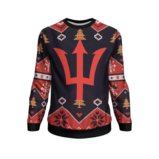 Barbados Christmas Sweater ? Santa Claus Ho Ho Ho ? Bn1810 ? Usalast