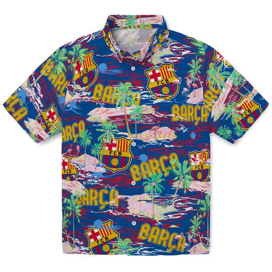 Barcelona Flamingo Retreat 2026 Hawaiian Shirt – Moonbestprint