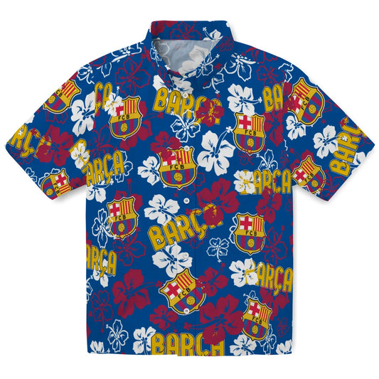 Barcelona Hibiscus Bloom Hawaiian Shirt – Moonbestprint