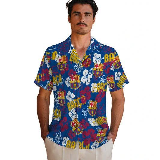 Barcelona Hibiscus Bloom Hawaiian Shirt – Moonbestprint