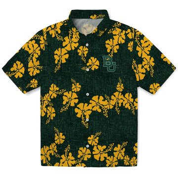 Baylor Bears Hawaiian Shirt - 50th State Flower | Moonbestprint