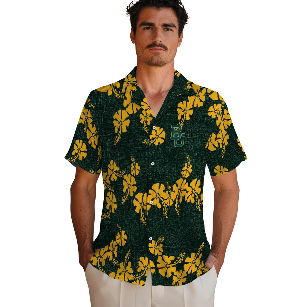Baylor Bears Hawaiian Shirt - 50th State Flower | Moonbestprint