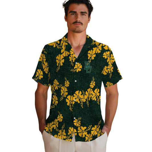 Baylor Bears Hawaiian Shirt - 50th State Flower | Moonbestprint