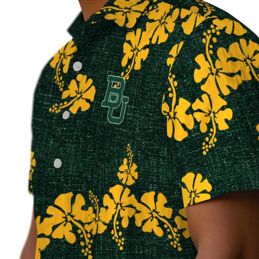 Baylor Bears Hawaiian Shirt - 50th State Flower | Moonbestprint