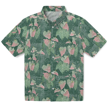 Baylor Bears Hawaiian Shirt - Anthurium Overlay | Moonbestprint