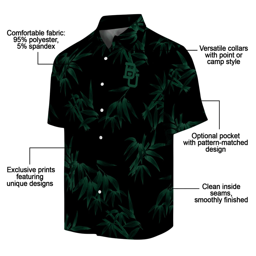 Baylor Bears Hawaiian Shirt - Bamboo Branches | Moonbestprint