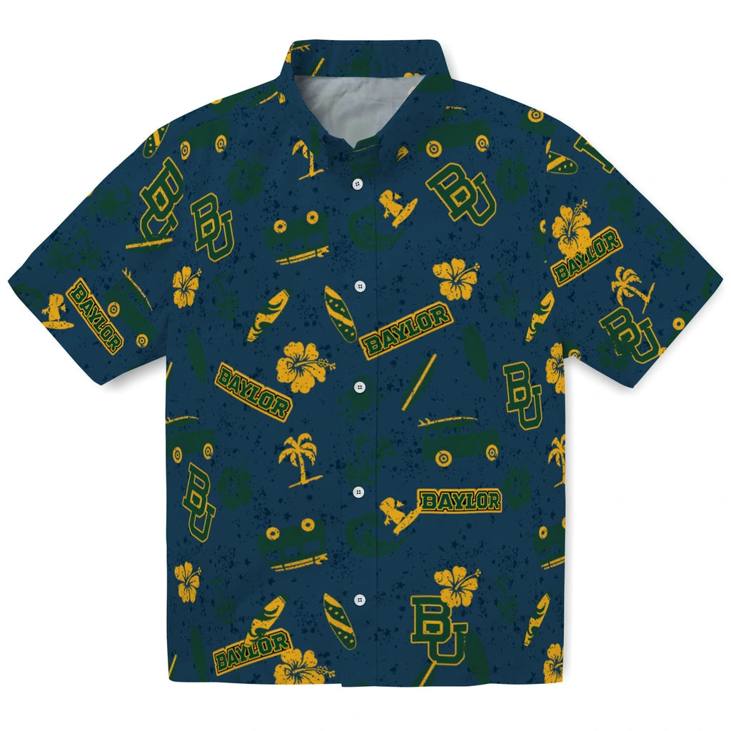 Baylor Bears Hawaiian Shirt - Beach Vibe | Moonbestprint