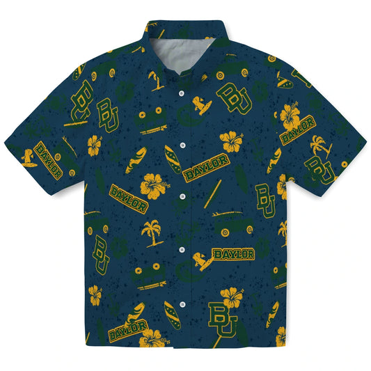 Baylor Bears Hawaiian Shirt - Beach Vibe | Moonbestprint