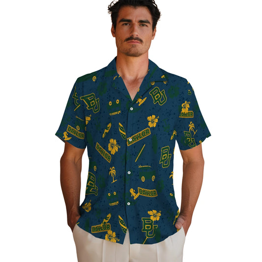 Baylor Bears Hawaiian Shirt - Beach Vibe | Moonbestprint