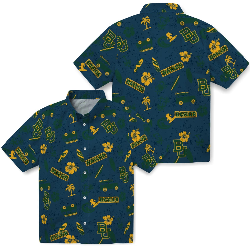 Baylor Bears Hawaiian Shirt - Beach Vibe | Moonbestprint