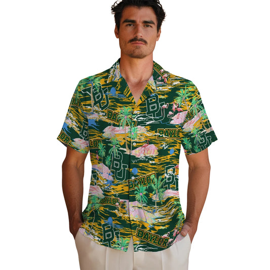 Baylor Bears Flamingo Retreat 2026 Hawaiian Shirt – Moonbestprint