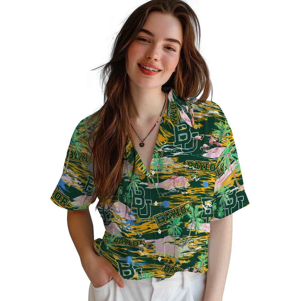 Baylor Bears Flamingo Retreat 2026 Hawaiian Shirt – Moonbestprint