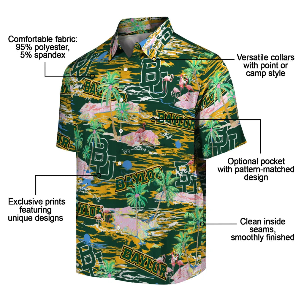 Baylor Bears Flamingo Retreat 2026 Hawaiian Shirt – Moonbestprint