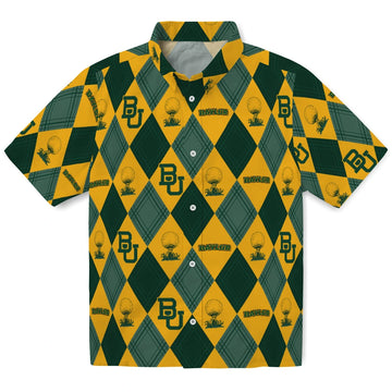 Baylor Bears Hawaiian Shirt - Golfing Plaid | Moonbestprint