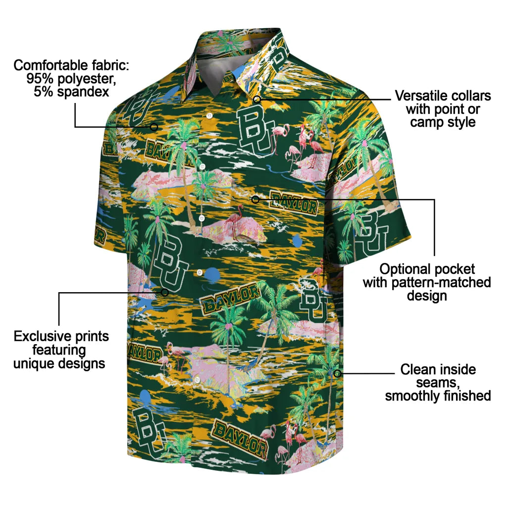 Baylor Bears Hawaiian Shirt - Hawaii Island | Moonbestprint