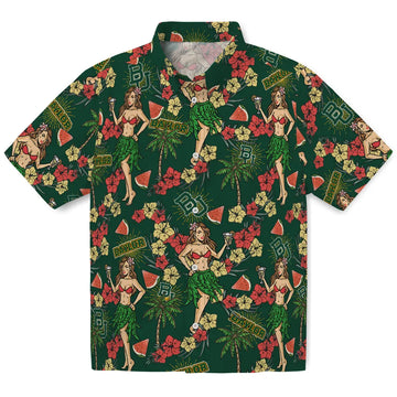 Baylor Bears Hawaiian Shirt - Hawaiian Girls Design | Moonbestprint