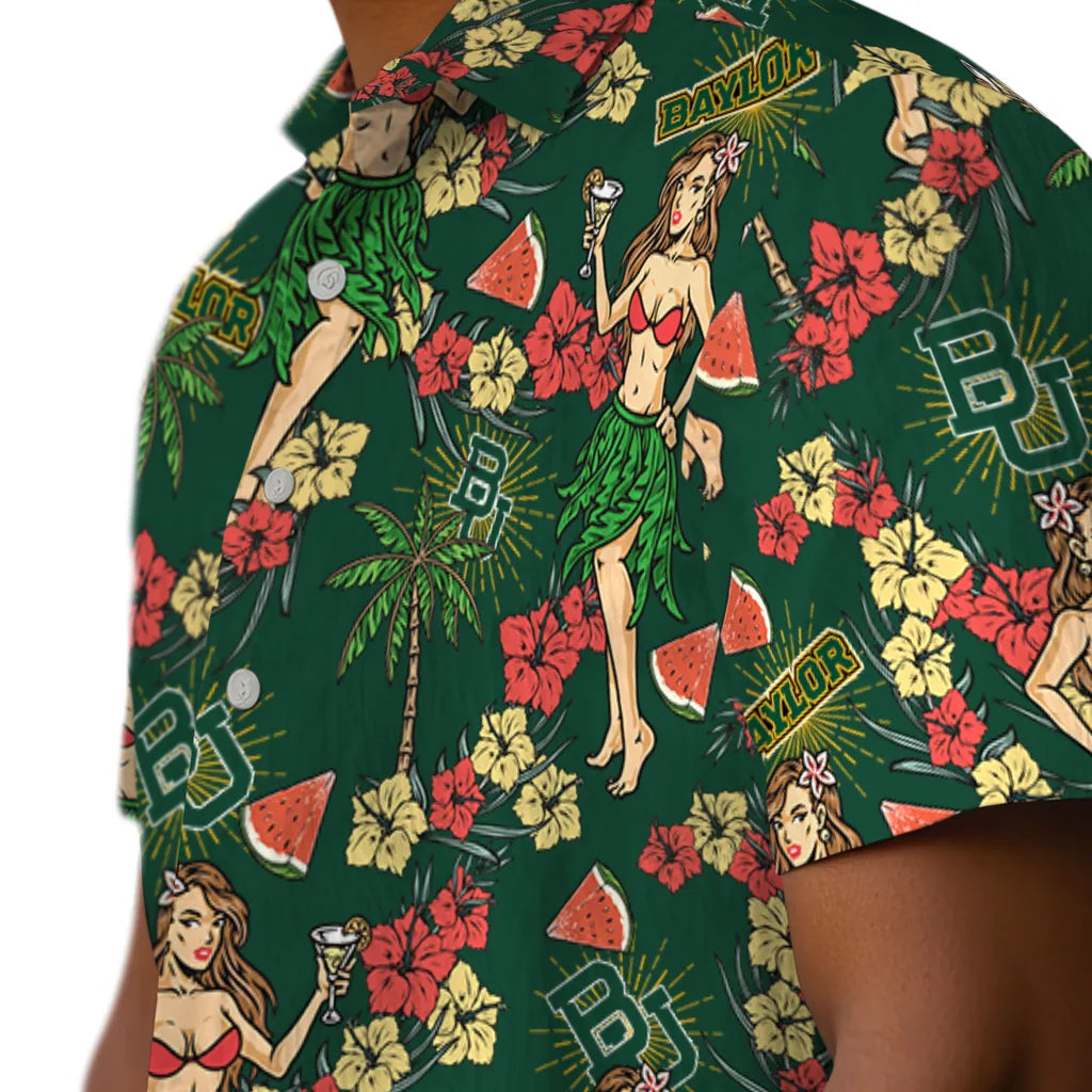 Baylor Bears Hawaiian Shirt - Hawaiian Girls Design | Moonbestprint