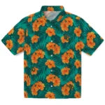 Baylor Bears Hawaiian Shirt - Hibiscus and Palm Leaves | Moonbestprint