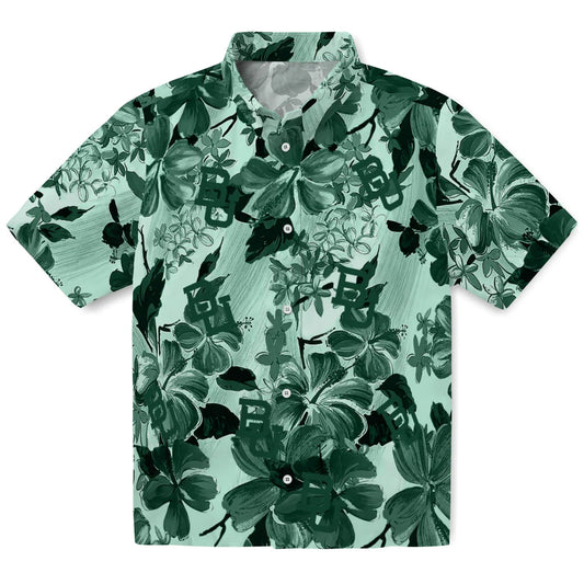 Baylor Bears Hawaiian Shirt - Hibiscus Arrangement | Moonbestprint