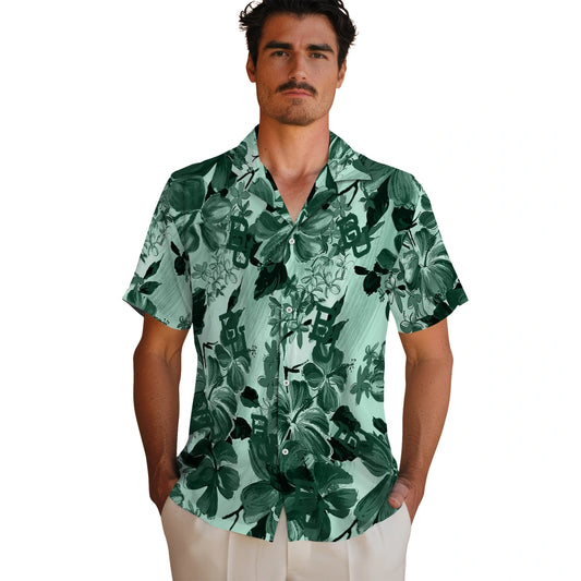 Baylor Bears Hawaiian Shirt - Hibiscus Arrangement | Moonbestprint